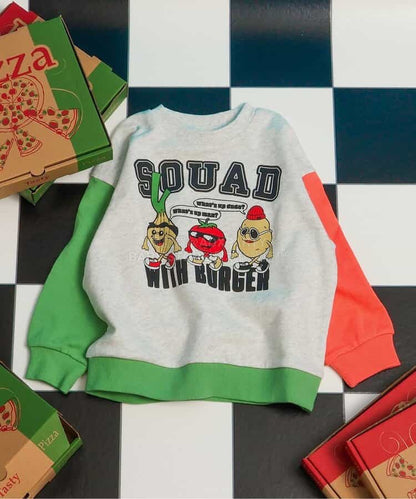 日本童裝 BREEZE 美國餐廳印花衛衣 80-140cm 女童款 冬季 TOPS