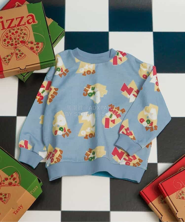 日本童裝 BREEZE 美國餐廳印花衛衣 80-140cm 女童款 冬季 TOPS