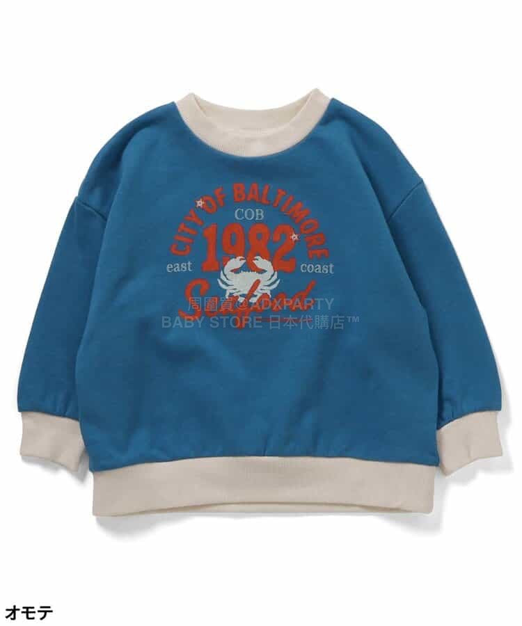 日本童裝 BREEZE 美國餐廳印花衛衣 80-140cm 女童款 冬季 TOPS