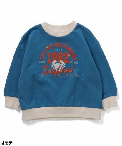 日本童裝 BREEZE 美國餐廳印花衛衣 80-140cm 女童款 冬季 TOPS