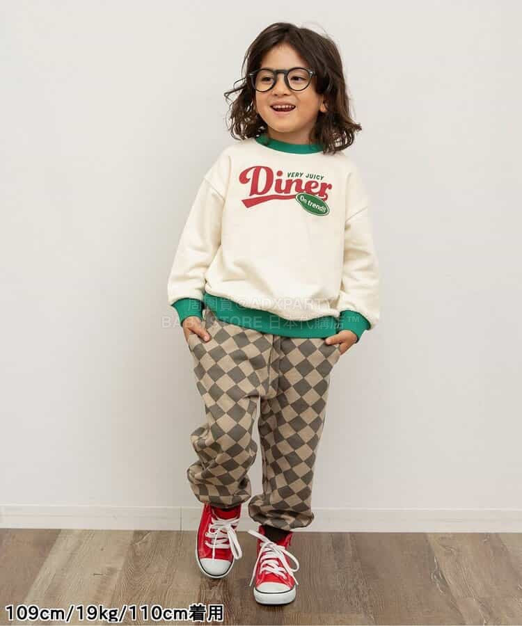 日本童裝 BREEZE 美國餐廳印花衛衣 80-140cm 女童款 冬季 TOPS