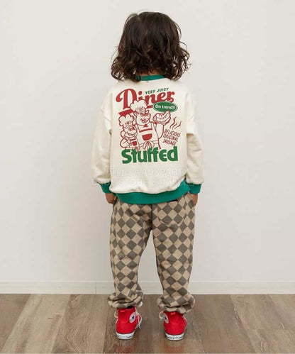 日本童裝 BREEZE 美國餐廳印花衛衣 80-140cm 女童款 冬季 TOPS