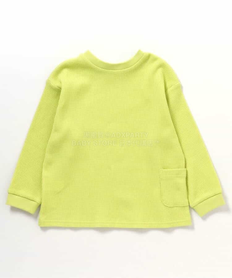 日本童裝 BREEZE 2Way 前後兩著 華夫格長款上衣 80-140cm 男童款/女童款 冬季 TOPS