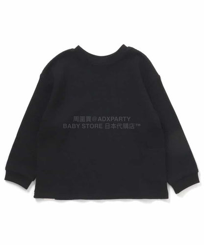 日本童裝 BREEZE 2Way 前後兩著 華夫格長款上衣 80-140cm 男童款/女童款 冬季 TOPS