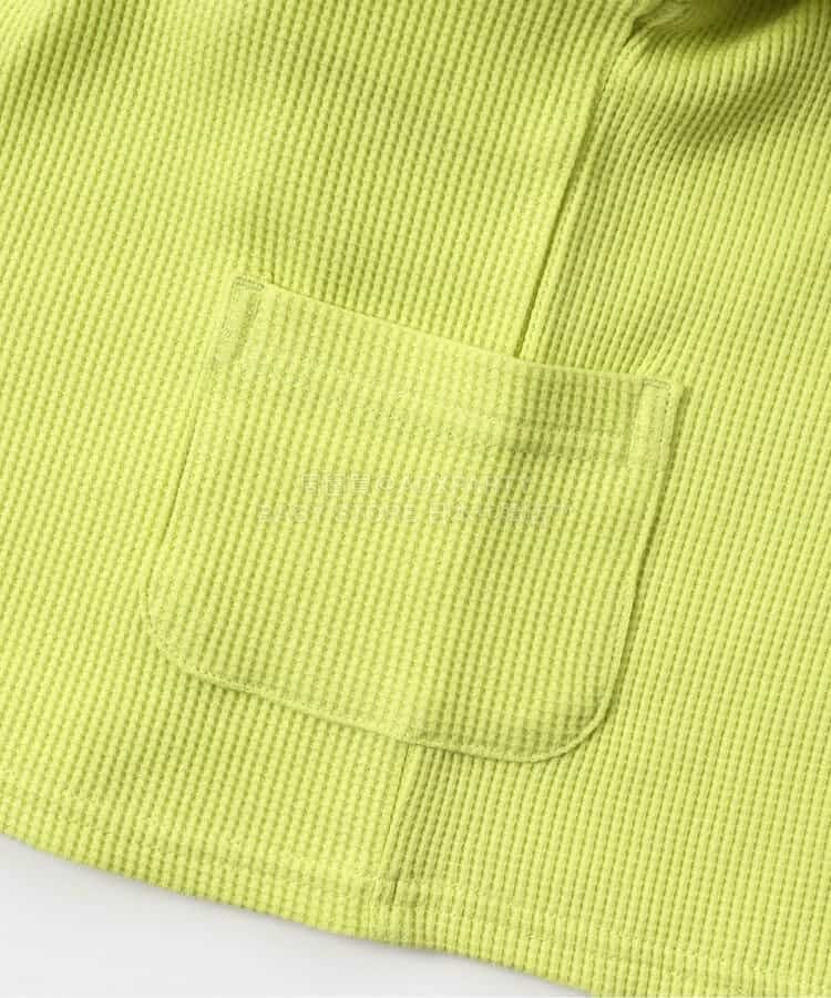 日本童裝 BREEZE 2Way 前後兩著 華夫格長款上衣 80-140cm 男童款/女童款 冬季 TOPS