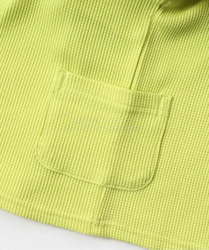 日本童裝 BREEZE 2Way 前後兩著 華夫格長款上衣 80-140cm 男童款/女童款 冬季 TOPS