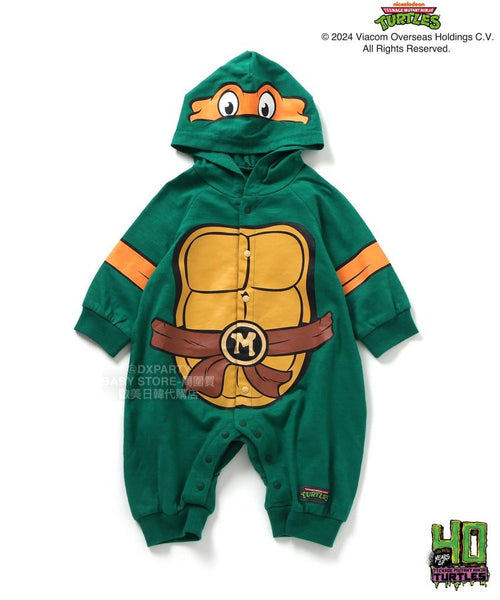 日本童裝 BR#22EE x TURTLES 忍者龜連衣 70-80cm 男童款 初生嬰兒 秋冬季 Jumpsite 萬聖節 Cosplay服裝 Halloween攪鬼特輯