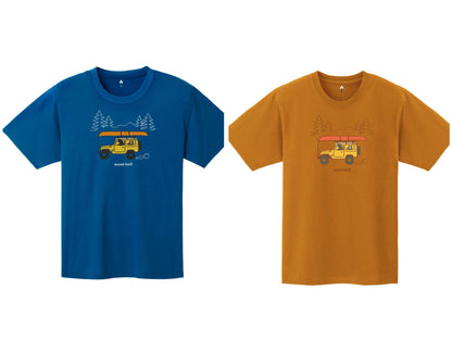 日本童裝 mont-bell  防UV/耐穿 出発T恤 XS-XL 親子裝 親子裝 夏季 TOPS