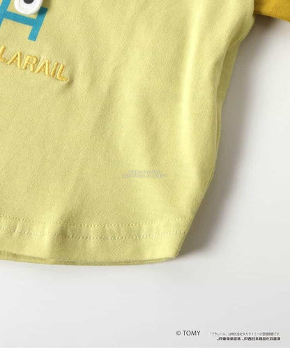 Moujonjon Hungry Heart JR Shinkansen Top (90-130cm) for Boys (Summer TOPS) (Railway Series) 
