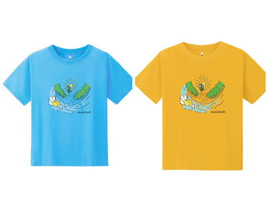 日本童裝 mont-bell 防UV/速乾系列/透氣 水遊び T恤 100-130cm 夏季 TOPS
