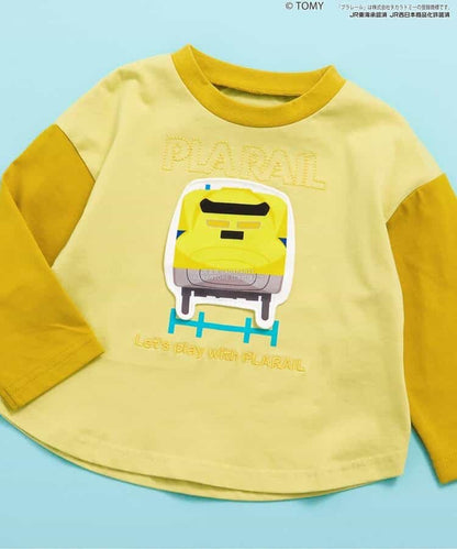 Moujonjon Hungry Heart JR Shinkansen Top (90-130cm) for Boys (Summer TOPS) (Railway Series) 