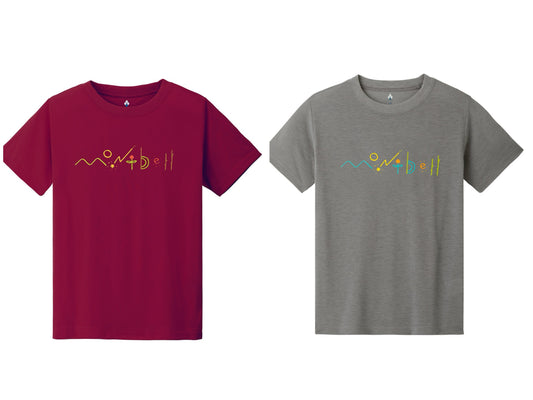 日本童裝 mont-bell 防UV/速乾系列/透氣 字母logoT恤 140-160cm 親子裝 夏季 TOPS