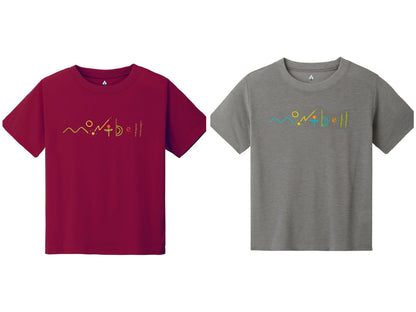 日本童裝 mont-bell 防UV/速乾系列/透氣 字母logoT恤 100-130cm 親子裝 夏季 TOPS