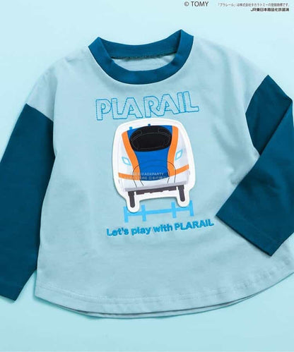 Moujonjon Hungry Heart JR Shinkansen Top (90-130cm) for Boys (Summer TOPS) (Railway Series) 
