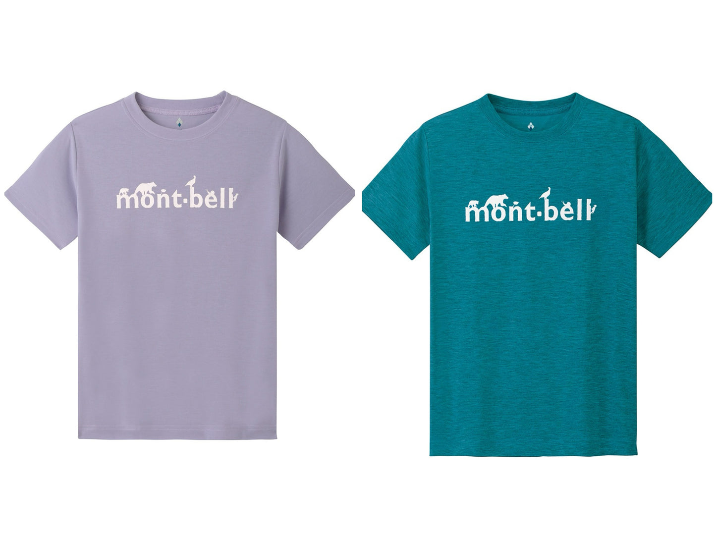 日本童裝 mont-bell 防UV/速乾系列/透氣 字母logoT恤 140-160cm 親子裝 夏季 TOPS