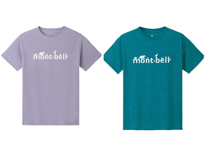 日本童裝 mont-bell 防UV/速乾系列/透氣 字母logoT恤 140-160cm 親子裝 夏季 TOPS