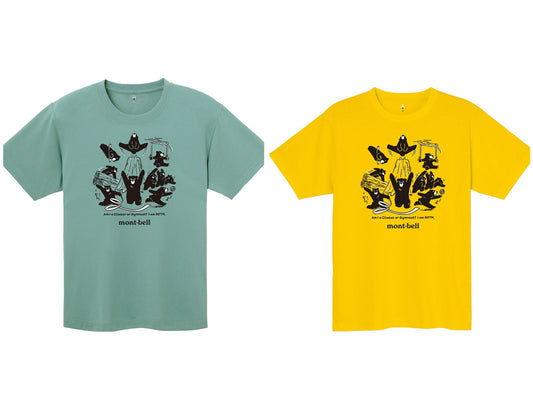 日本童裝 mont-bell  防UV/速乾系列/透氣 森林體操T恤 XS-XL 親子裝 夏季 TOPS