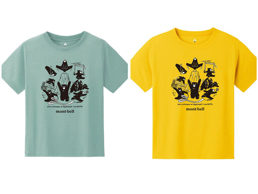 日本童裝 mont-bell 防UV/速乾系列/透氣 森林體操T恤 100-130cm 親子裝 夏季 TOPS