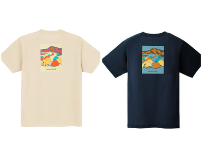 日本童裝 mont-bell  防UV/速乾系列/透氣 日出前T恤 XS-XXL 親子裝 夏季 TOPS