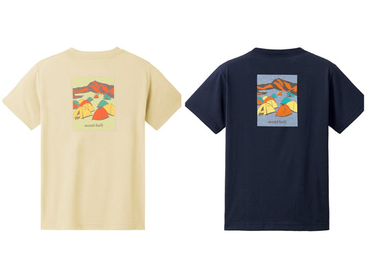 日本童裝 mont-bell 防UV/速乾系列/透氣 日出前T恤 140-160cm 親子裝 夏季 TOPS