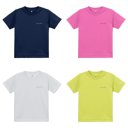 日本童裝 mont-bell 防UV/速乾系列/透氣/抗菌防臭 字母T恤 100-130cm 夏季 TOPS