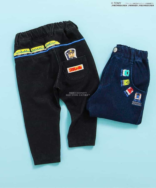 Moujonjon Hungry Heart JR Shinkansen Top (90-130cm) for Boys (Summer TOPS) (Railway Series) 