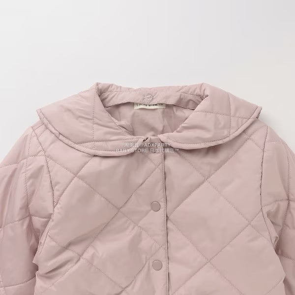 日本童裝 Ly# mine 可拆卸水手領絎縫夾棉外套 100-150cm 女童款 冬季 (適合初秋、香港平均溫度）OUTERWEAR 