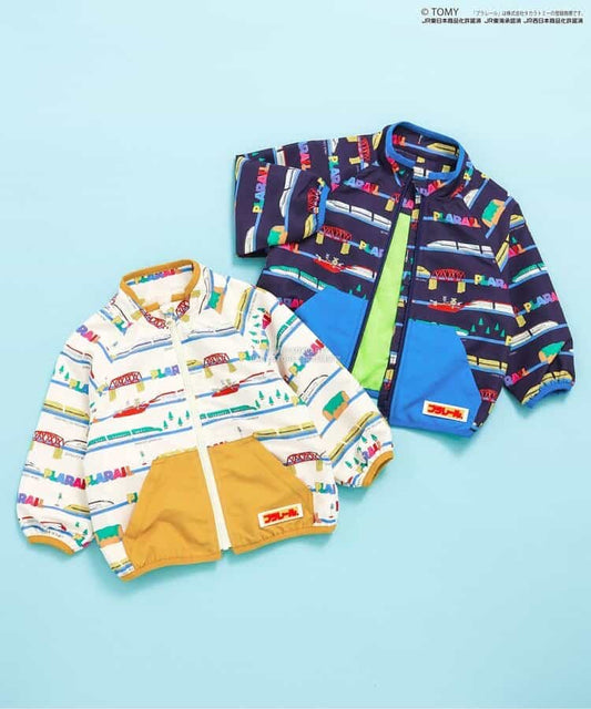 Moujonjon Hungry Heart JR Shinkansen Top (90-130cm) for Boys (Summer TOPS) (Railway Series) 