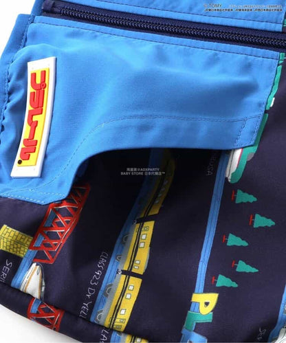 Moujonjon Hungry Heart JR Shinkansen Top (90-130cm) for Boys (Summer TOPS) (Railway Series) 
