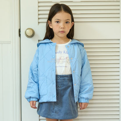 日本童裝 Ly# mine 可拆卸水手領絎縫夾棉外套 100-150cm 女童款 冬季 (適合初秋、香港平均溫度）OUTERWEAR 