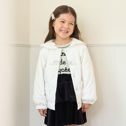 日本童裝 Ly# mine 可拆卸水手領絎縫夾棉外套 100-150cm 女童款 冬季 (適合初秋、香港平均溫度）OUTERWEAR 