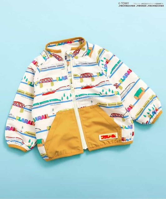 Moujonjon Hungry Heart JR Shinkansen Top (90-130cm) for Boys (Summer TOPS) (Railway Series) 