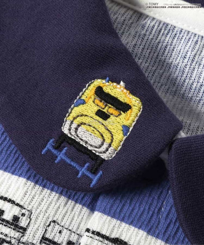 Moujonjon Hungry Heart JR Shinkansen Top (90-130cm) for Boys (Summer TOPS) (Railway Series) 