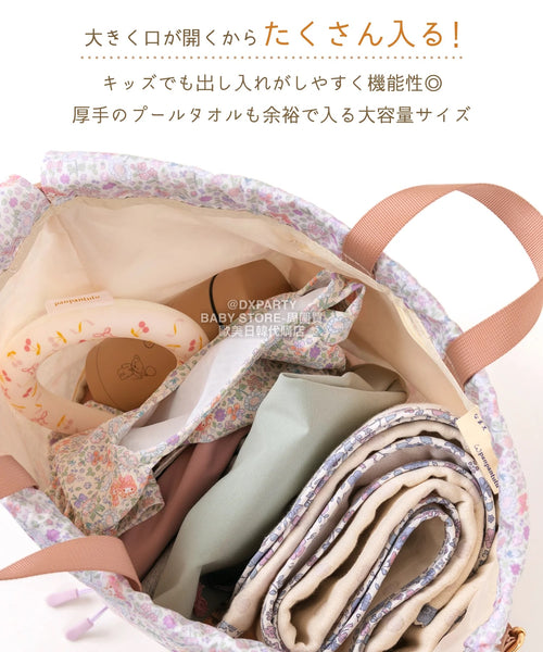 日本直送 panpantutu x Sanrio 可繡名 My Melody 2層 乾濕分離 沙灘袋 包系列 其他品牌 夏日玩水泳衣特輯 其他配件