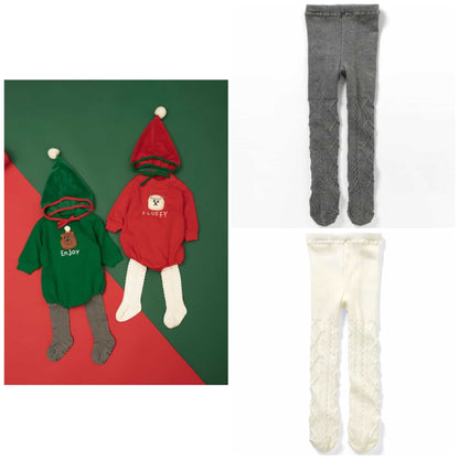 日本童裝 BREEZE 襪褲 70-80cm 男童款/女童款 初生嬰兒 冬季 Pants Christmas 聖誕快樂特輯 聖誕服裝/飾物配件