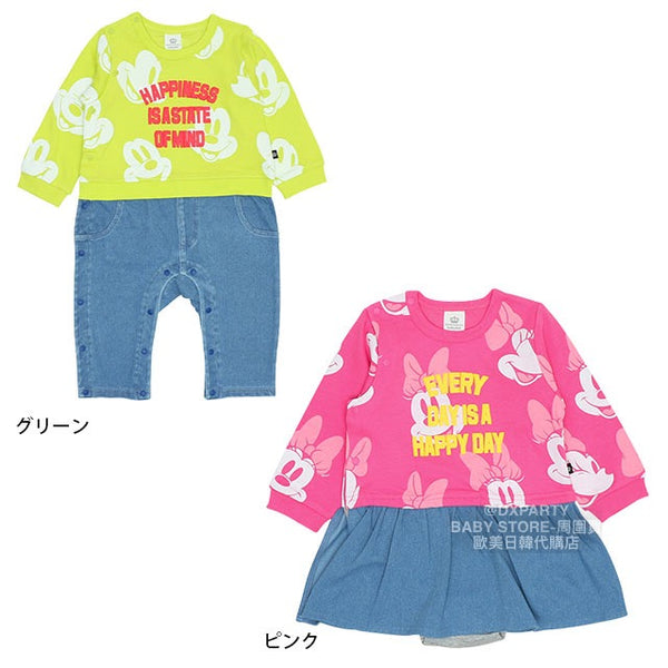 日本童裝 BDL x Disney 立體字衛衣 70-80cm 男童款/女童款 春季 初生嬰兒 Jumpsite 親子裝
