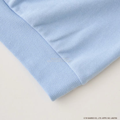 日本童裝 Ly# mine x Sanrio 2Way 前後兩著 薄紗領衛衣 100-140cm 女童款 冬季 TOPS