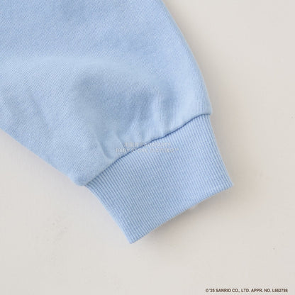 日本童裝 Ly# mine x Sanrio 2Way 前後兩著 薄紗領衛衣 100-140cm 女童款 冬季 TOPS