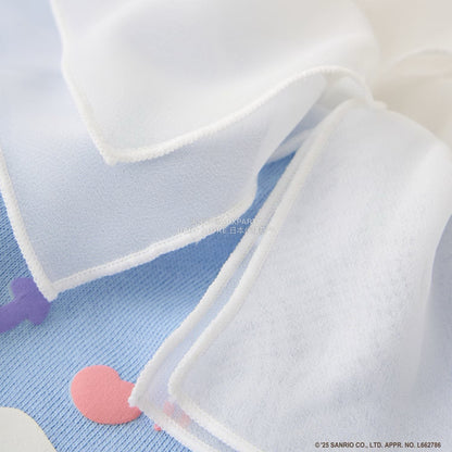 日本童裝 Ly# mine x Sanrio 2Way 前後兩著 薄紗領衛衣 100-140cm 女童款 冬季 TOPS