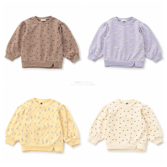 日本童裝 SERAPH 全印花衛衣 80-140cm 女童款 秋季 TOPS