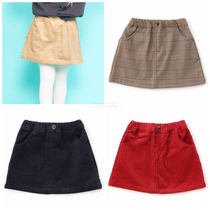 日本童裝 SERAPH 休閒短裙 80-140cm 女童款 秋季 SKIRTS