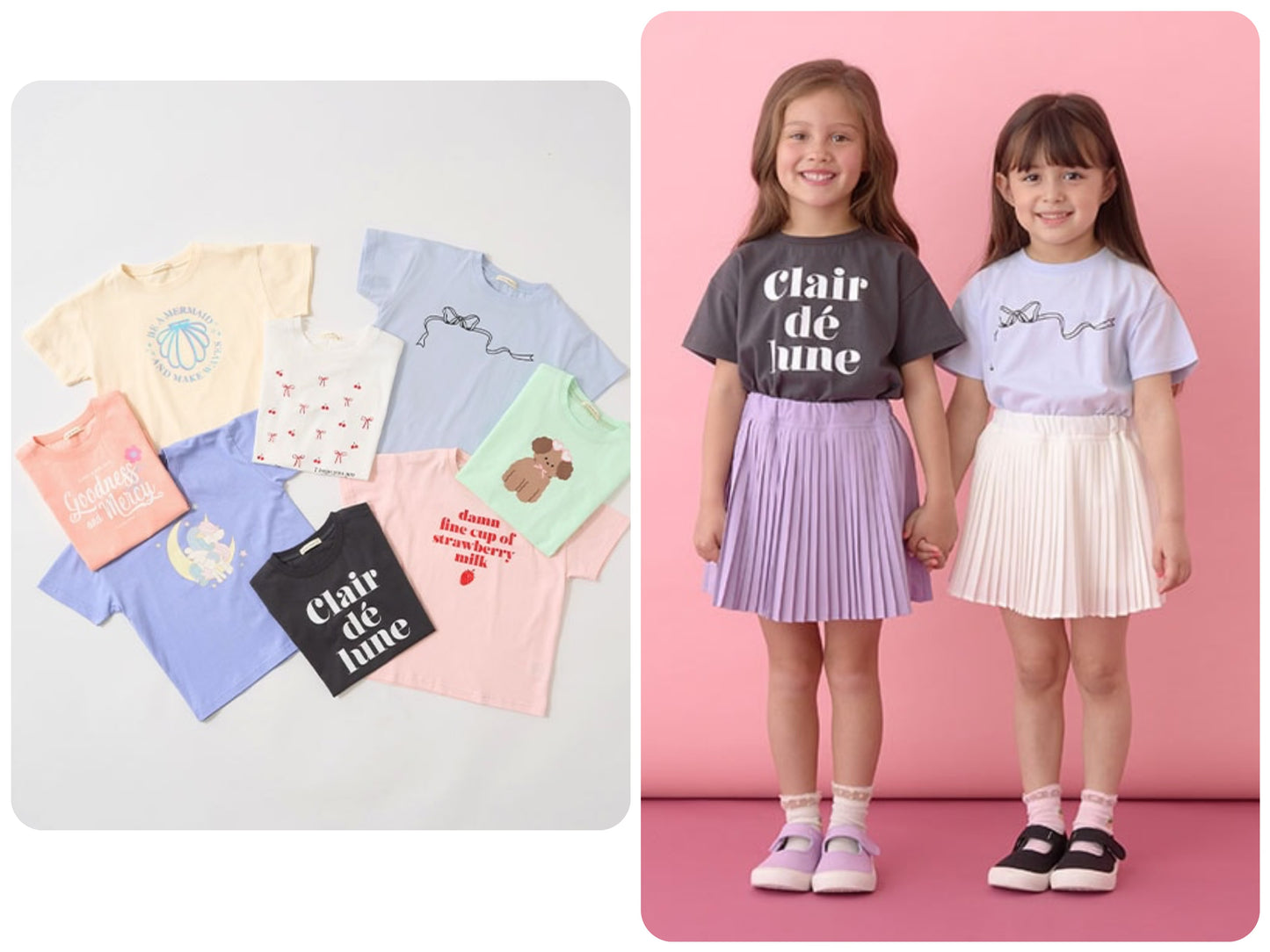日本童裝 Ly# mine 印花短袖上衣 100-150cm 女童款 夏季 TOPS