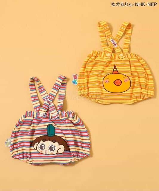 日本童裝 BREEZE x 邪留丸 吊帶連衣 70-80cm 男童款/女童款 初生嬰兒 春季 Jumpsuit