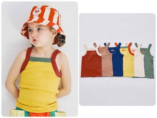 Japanese children's clothing p.prem#r camisole 80-140cm boys/girls summer TOPS 