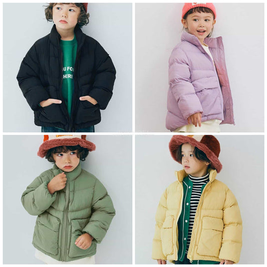 日本童裝 p.premier 立領機能棉保暖外套 80-140cm 男童款/女童款 初生嬰兒 秋季 (適合初秋、香港平均溫度、寒冷天氣）OUTERWEAR  