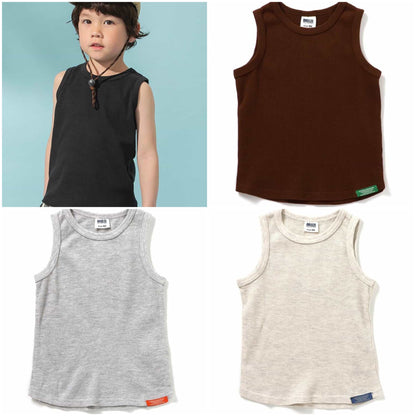 Japanese children's clothing BREEZE waffle vest 80-150cm boys/girls summer TOPS 