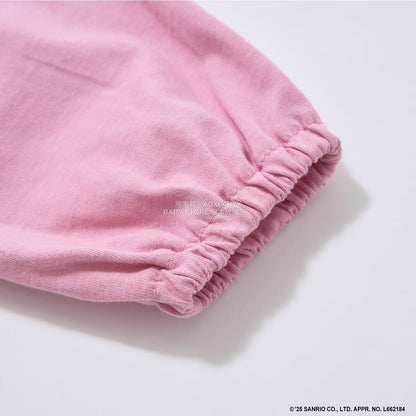 日本童裝 Ly# mine x Sanrio 2Way 前後兩著 肩部荷葉邊上衣 100-140cm 女童款 冬季 TOPS