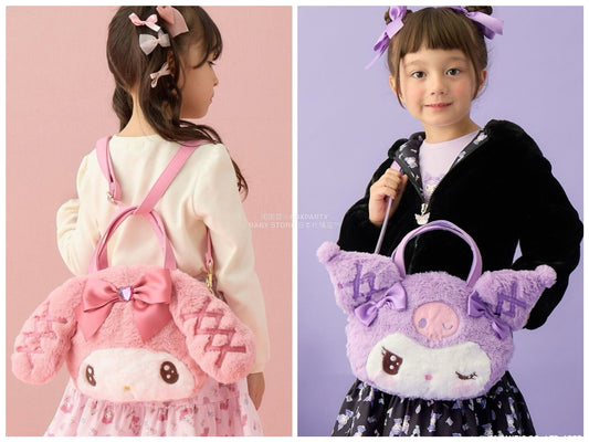 日本直送 aF#a325 x Sanrio My Melody&Kuromi 3Way 斜孭袋/背囊 包系列 其他品牌