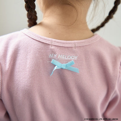 日本童裝 Ly# mine x Sanrio 刺繡圖案上衣 100-140cm 女童款 冬季 TOPS