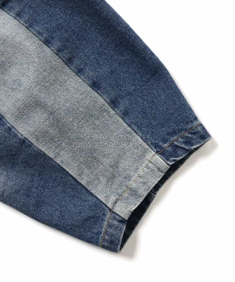 日本童裝 BREEZE 側條紋寬牛仔長褲 90-150cm 男童款 春季 PANTS